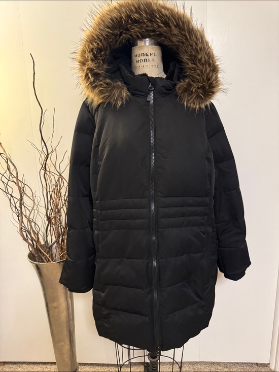Arctic Expedition Jackets & Blazers - Arctic Expedition Black Faux Fur Trim Parka